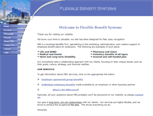 Tablet Screenshot of flexiblebenefitsystems.com